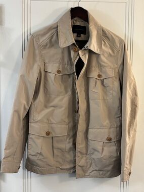 Banana Republic Men’s Beige Field Jacket - trenchcoat style